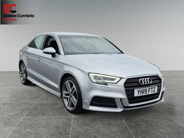 Audi A3 2.0 TDI 35 S line Saloon 4dr Diesel S Tronic Euro 6 (s/s) (150 ps) 4 Door Saloon Diesel Silver