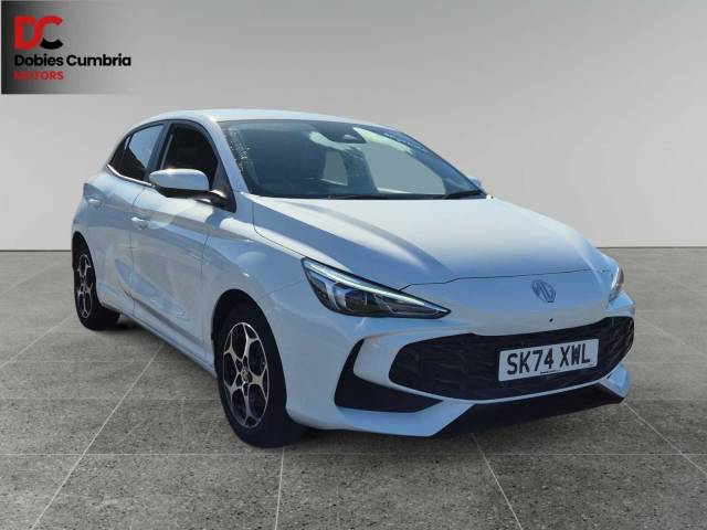 MG 3 1.5 Trophy Hev Auto Hatchback Hybrid Electric White