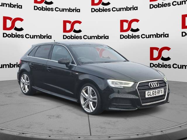 Audi A3 1.5 S Line 35 Tfsi S-A Hatchback Petrol Black