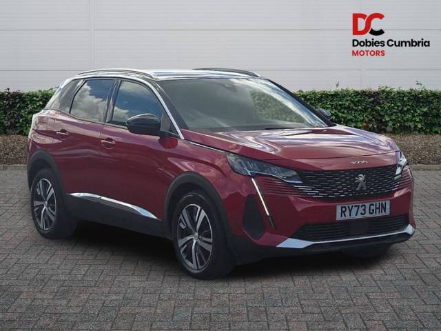 Peugeot 3008 1.2 Allure SUV 5dr Petrol Hybrid e-DSC6 Euro 6 (s/s) (136 ps) SUV Hybrid Red