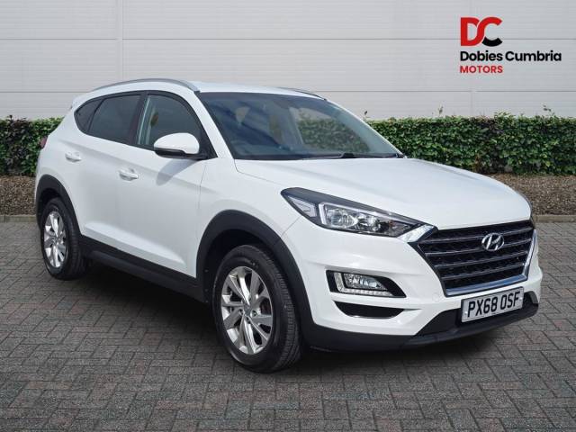 Hyundai TUCSON 1.6 GDi Blue Drive SE Nav SUV 5dr Petrol Manual Euro 6 (s/s) (132 ps) SUV Petrol White
