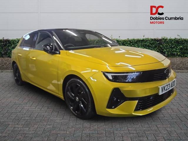 Vauxhall Astra 1.2 Turbo GS Hatchback 5dr Petrol Manual Euro 6 (s/s) (130 ps) Hatchback Petrol Yellow