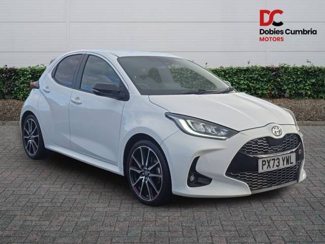 Toyota Yaris 1.5 VVT-h GR SPORT Hatchback 5dr Petrol Hybrid E-CVT Euro 6 (s/s) (116 ps) Hatchback Hybrid White