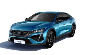 PEUGEOT E 408 ELECTRIC FASTBACK at Dobies Cumbria Motors Ltd Workington